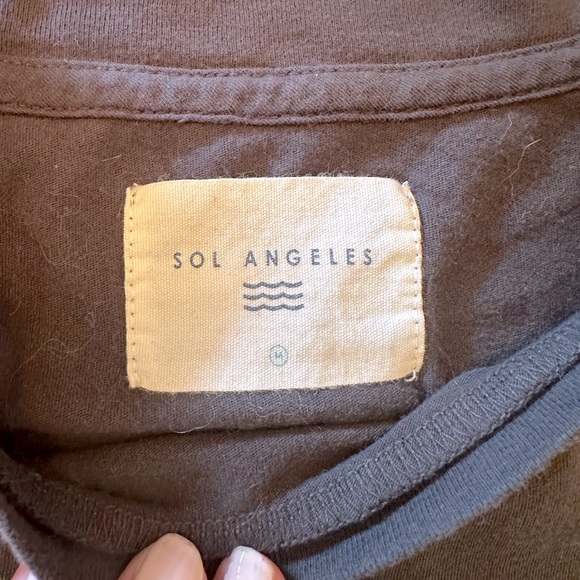 SOL ANGELES “No Bad Days” black shirt. Size medium in soft black - Picture 2 of 4